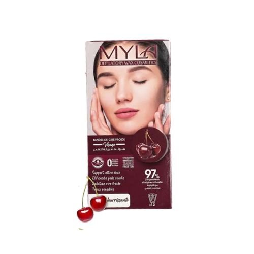 MYLA BANDE DE CIRE VISAGE CERISE NOURRISSANTE